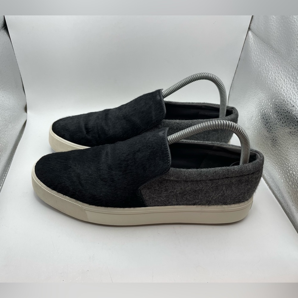 Vince. Women’s wool/ calf fur loafers size 8
